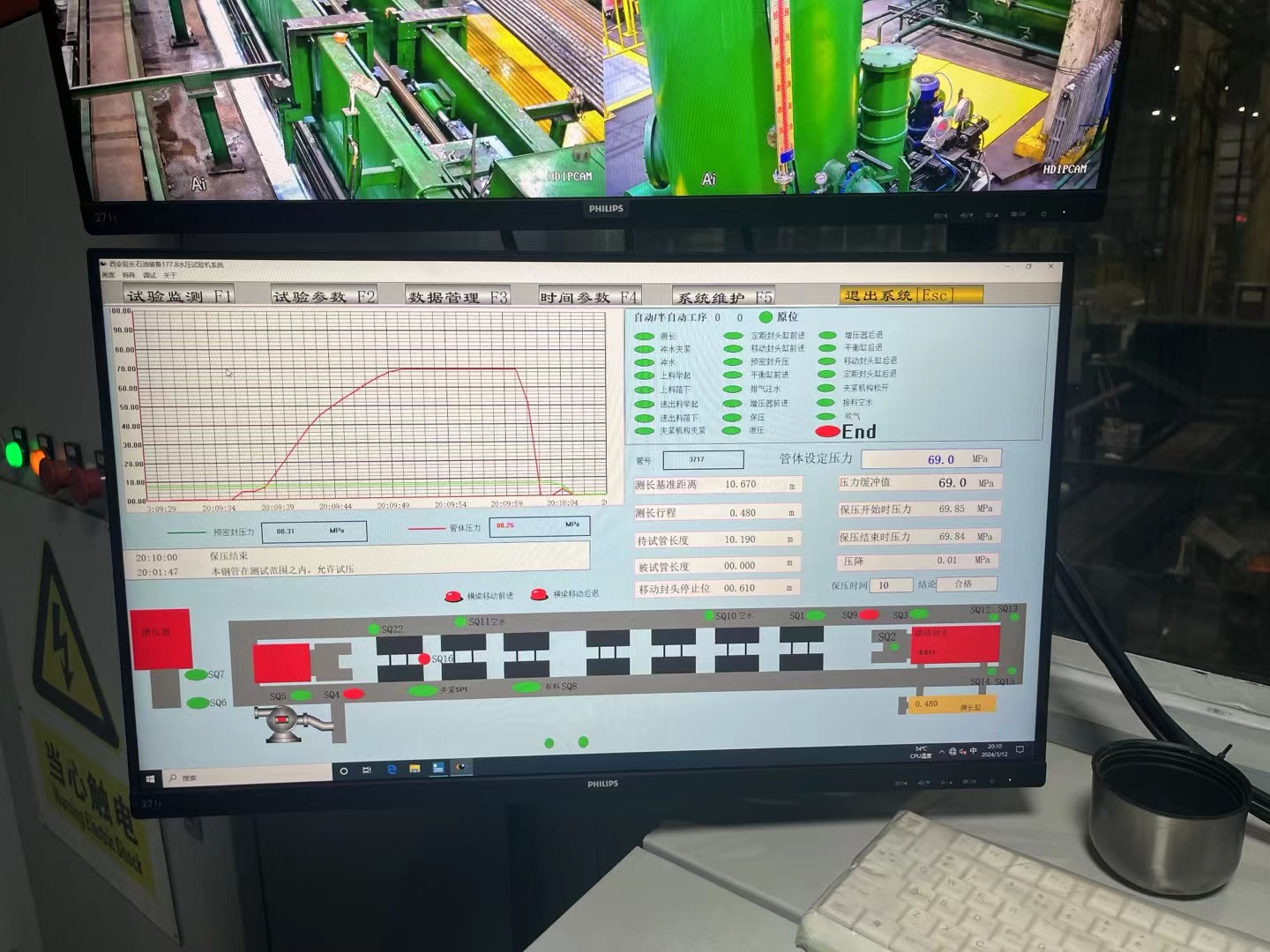 Hydro Testing Machine